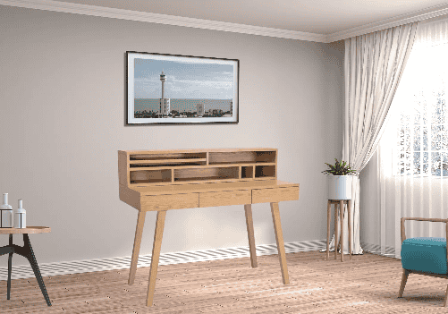 Einstein Study Desk with Storage