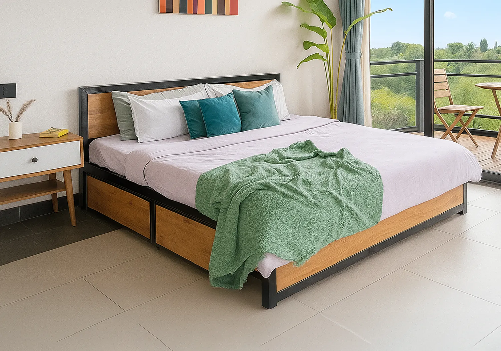 Noah Storage King Bed