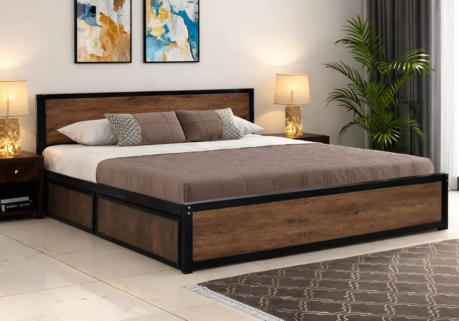 Noah Storage King Bed