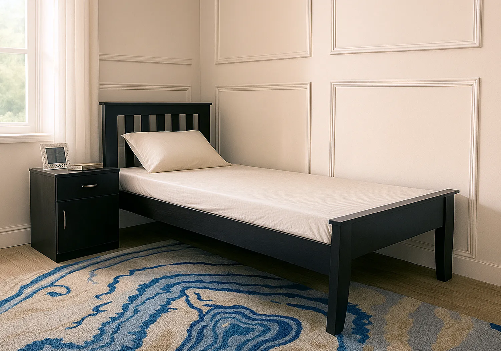 Solid Wood Single Bed