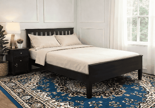 Solid Wood Single Bed (6*4) - Brown
