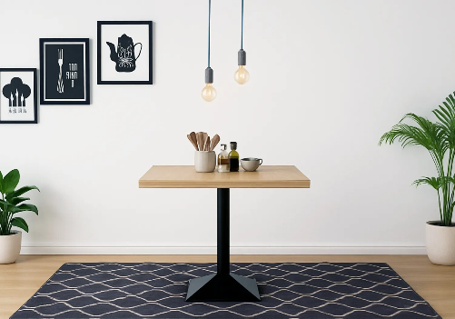 Wooden Dining Table (Square - Only Table)