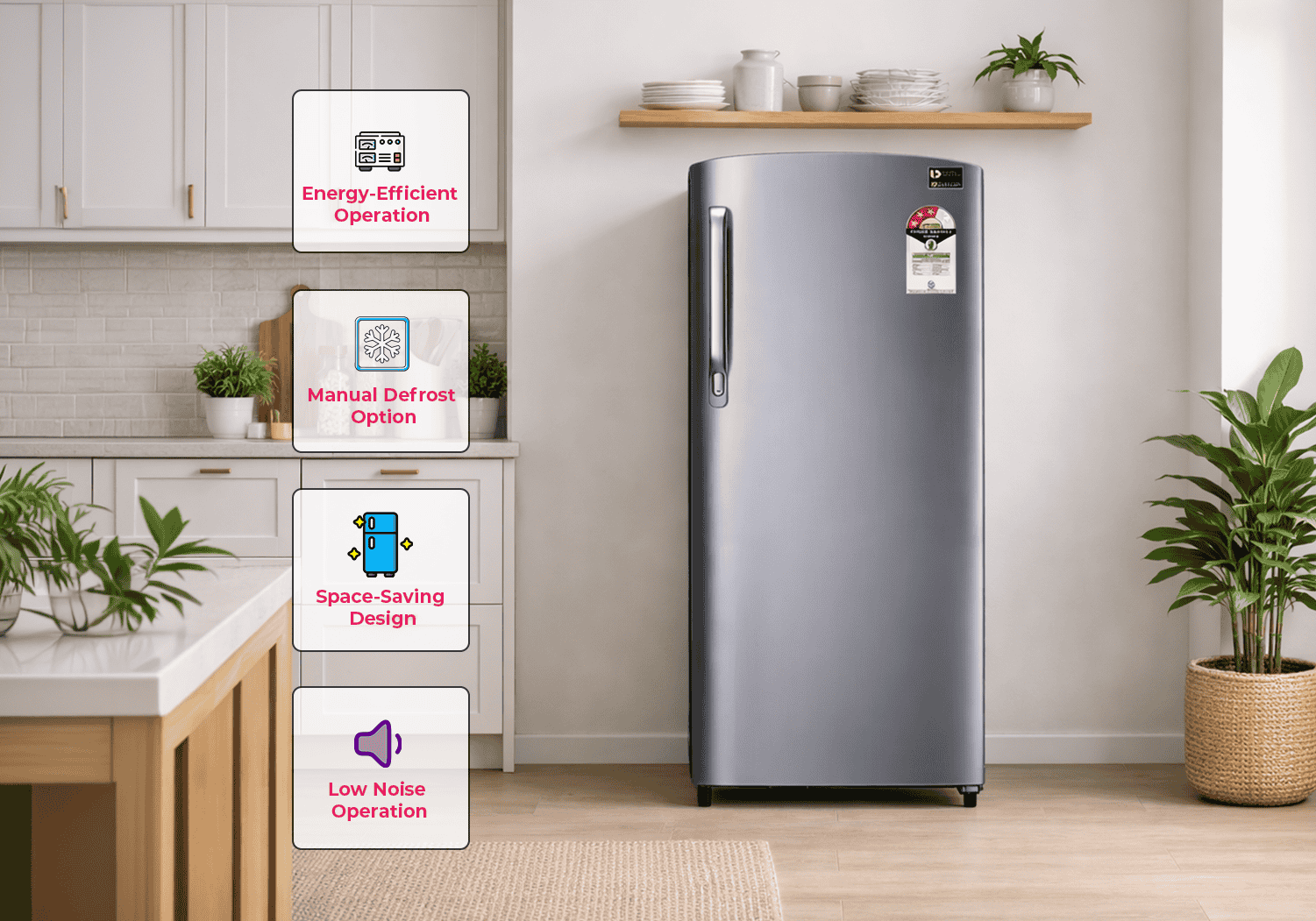 Single Door Fridge on Rent in Bangalore - Guarented