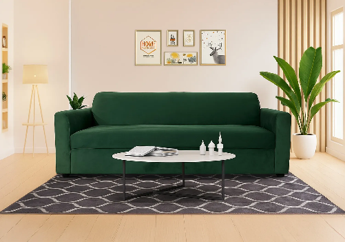 Aria 3-Seater Sofa (Dark Green)