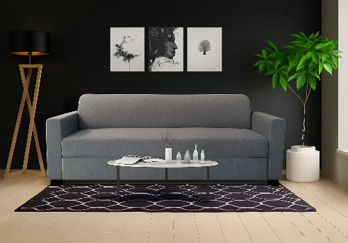 Aria 3-Seater Sofa (Grey)