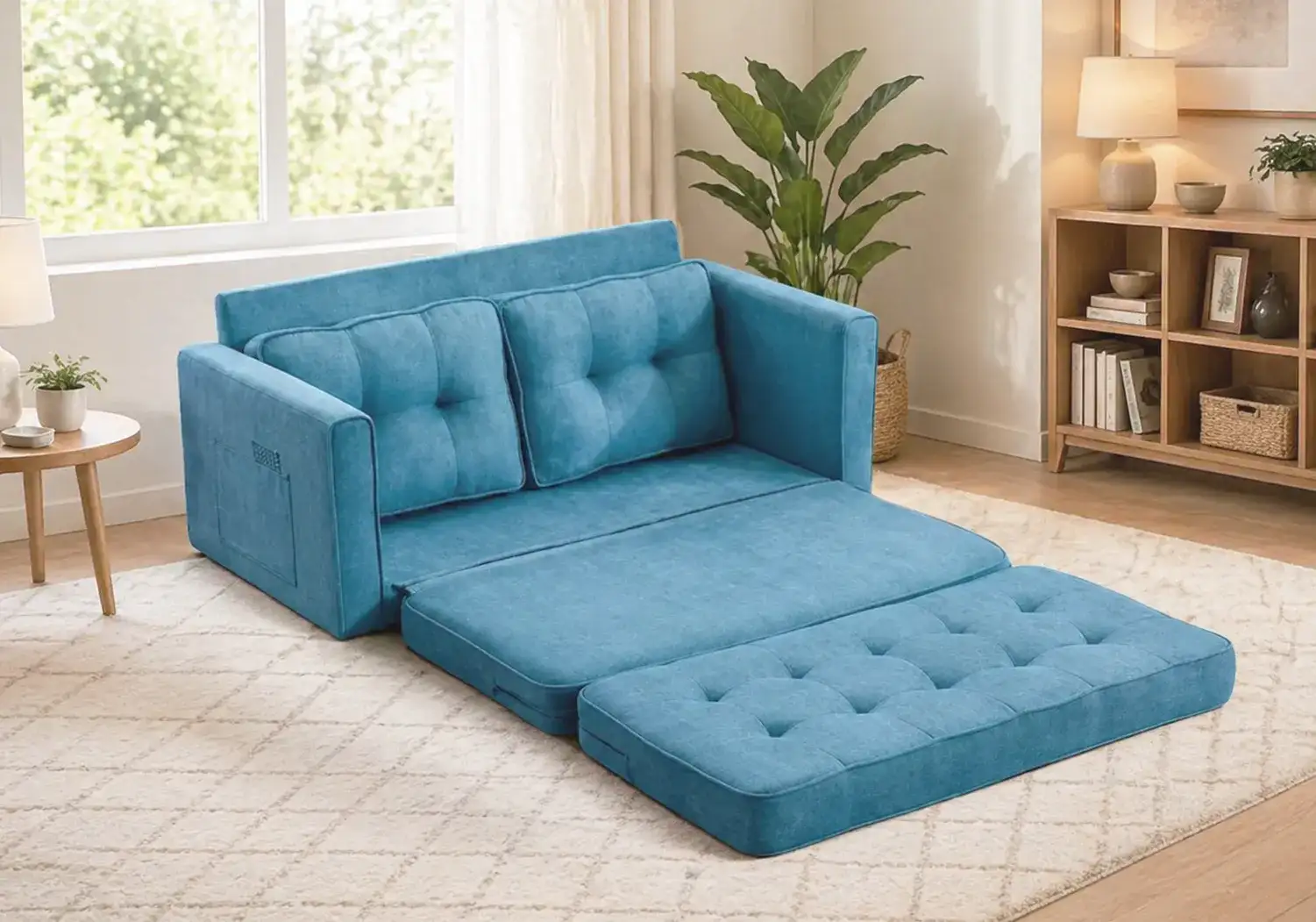 Divine Convertible 2-Seater Sofa Cum Bed