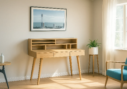 Einstein Study Desk with Storage