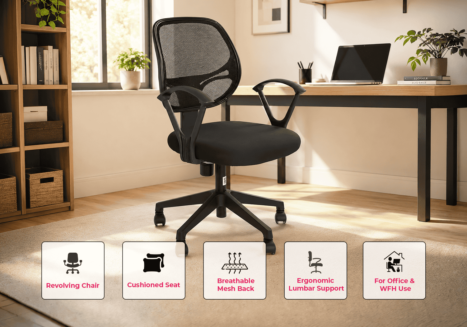 Revolving Study Chair on Rent in Bangalore | Guarented