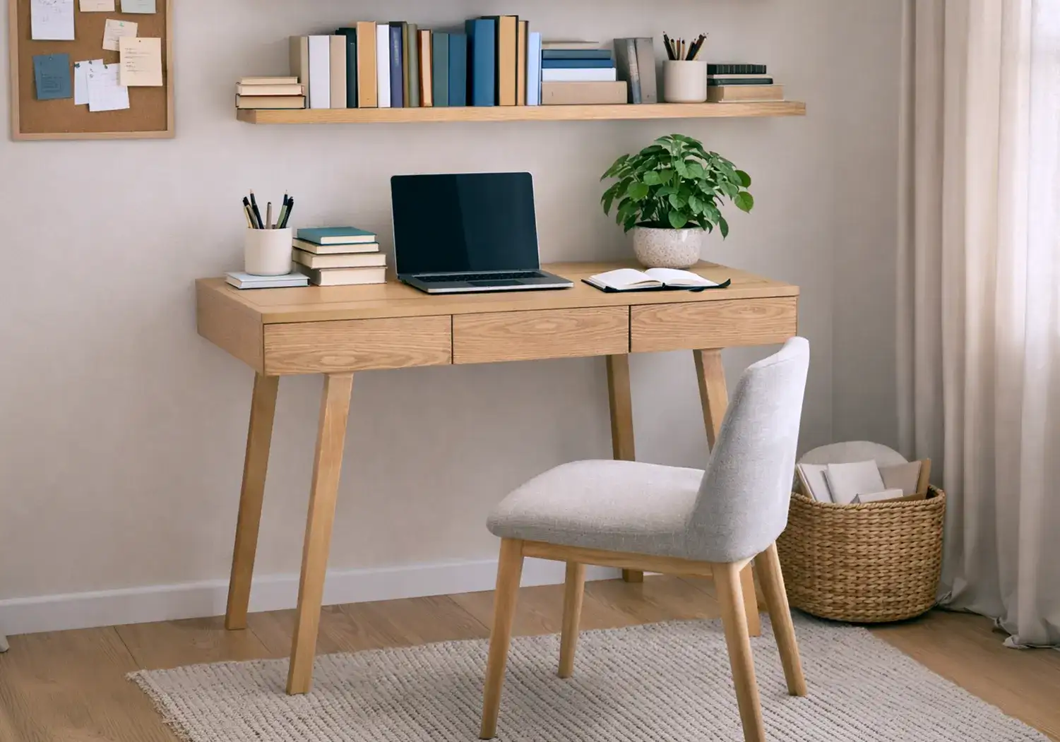 Einstein Study Desk without Storage