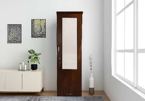 Leon Single Door Wardrobe with Mirror