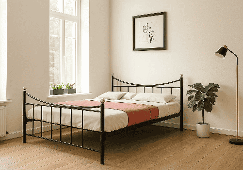 Wrought Iron Double Bed