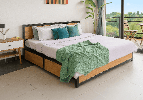 Noah Storage King Bed