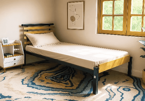 Rubberwood Single Bed