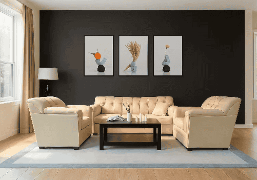 Jute Sofa 5 Seater (Beige)